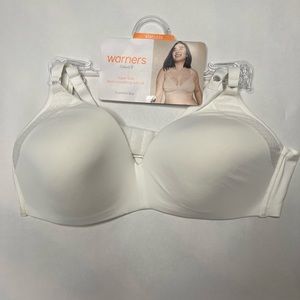 new Warners Cloud 9 wireless super soft back smoothing with lift comfort bra 36B